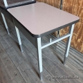 Grey Steel Height Adjustable Student Work Table Desk 27" x 20"